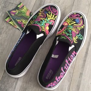 Awesome Hand painted Rebelution Shoes✨Sale✨